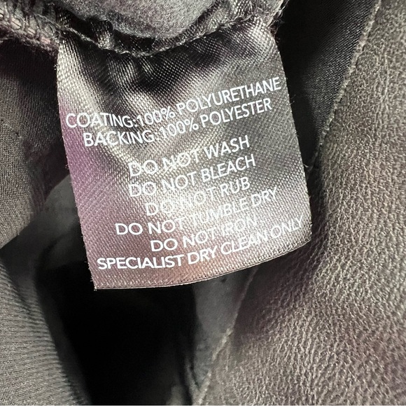 I.AM.GIA NWT Dixxi Pant in Black Faux Leather Heart Patches size Small - Picture 8 of 10